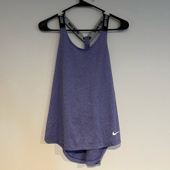 Nike Tops - Nike Dry Fit Just Do It Elastika Racerback Tank Top Purple size Small